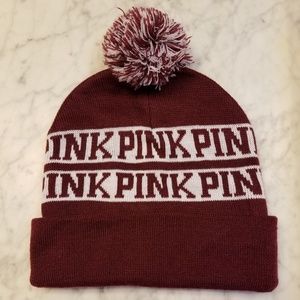 Maroon VS Pink Beanie
